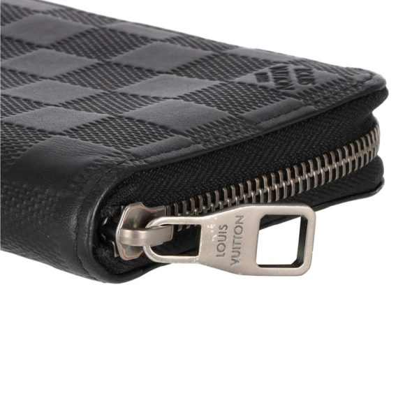 85875 7 Louis Vuitton Zippy Wallet Vertical Damier Infini Onyx