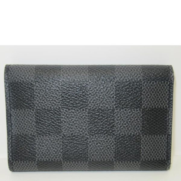 85915 2 Louis Vuitton Multicle 6 Damier Graphite Wallet Black