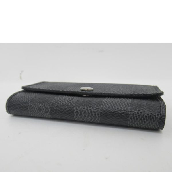 85915 3 Louis Vuitton Multicle 6 Damier Graphite Wallet Black