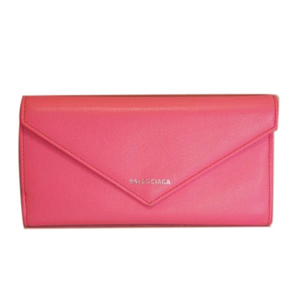 85993 1 Balenciaga Paper Long Wallet Pink