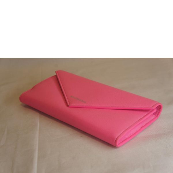 85993 3 Balenciaga Paper Long Wallet Pink