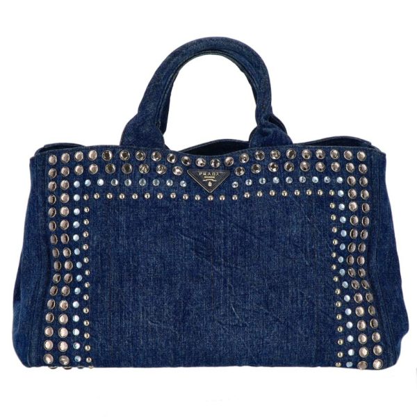 86021 1 Prada Kanapa Tote Denim