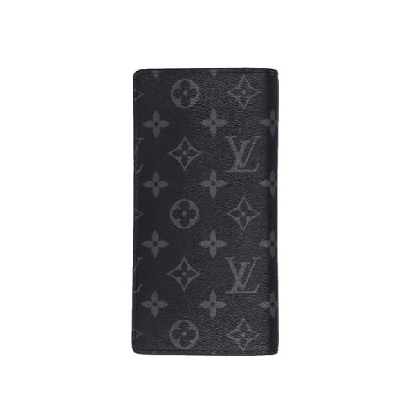 86215 1 Louis Vuitton Portefeuille Blazer Monogram Eclipse Wallet Brown