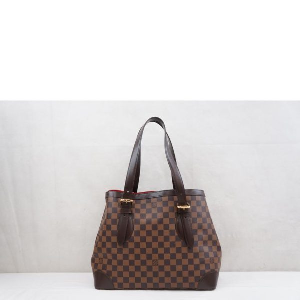 86226 2 Louis Vuitton Hampstead MM Damier Ebene Brown