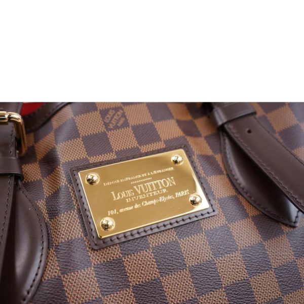 86226 6 Louis Vuitton Hampstead MM Damier Ebene Brown