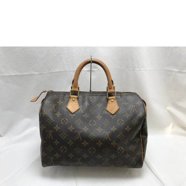 86292 1 Louis Vuitton Speedy 30 Handbag Monogram Brown