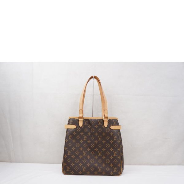 86475 2 Louis Vuitton Batignolles Vertical Monogram Tote Bag Brown