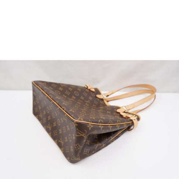 86475 4 Louis Vuitton Batignolles Vertical Monogram Tote Bag Brown