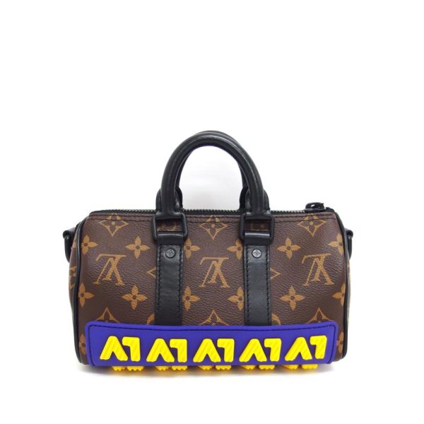 86516 2 Louis Vuitton Keepall Monogram Shoulder Bag Brown