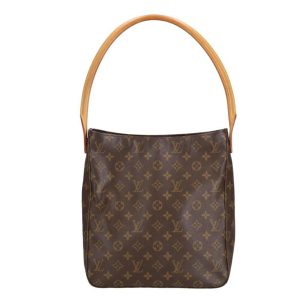 86543 1 Louis Vuitton Monogram Canvas Black Leather Victoire Bag