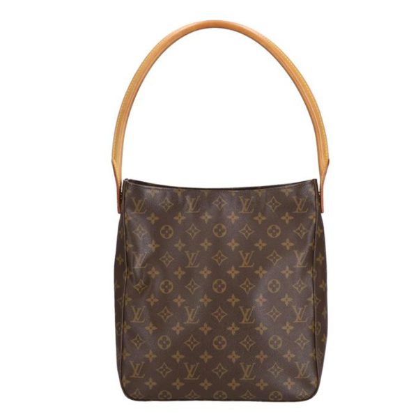 86543 1 Louis Vuitton Looping GM Shoulder Bag Monogram Brown