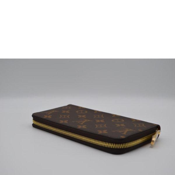 86560 3 Louis Vuitton Zippy Wallet New Model Bag Monogram Brown