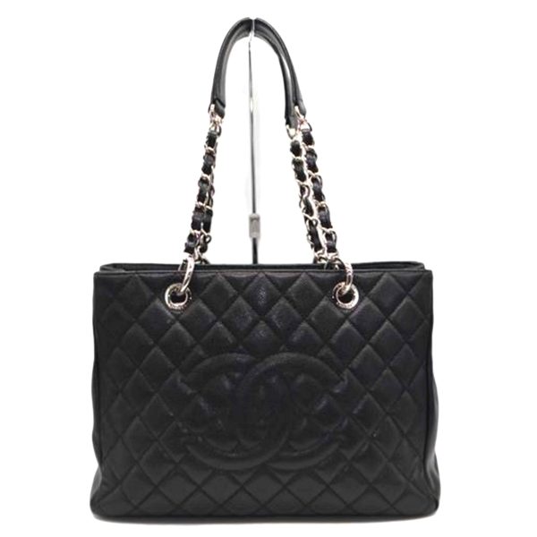 86592 1 Chanel Matelasse Caviar GST Tote Bag Black