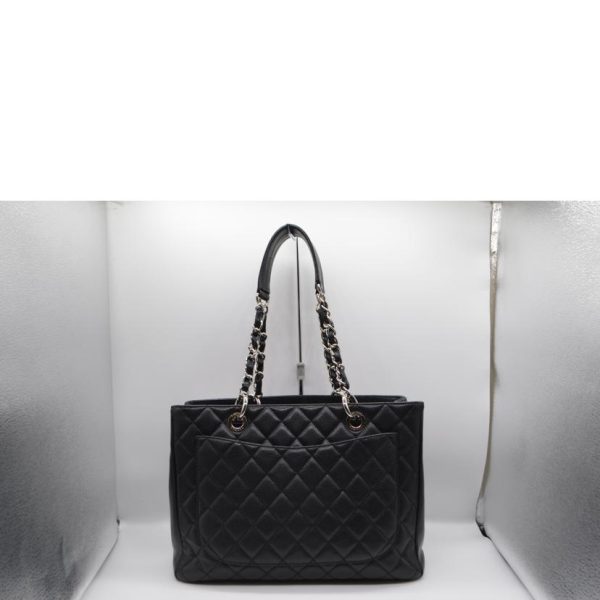 86592 2 Chanel Matelasse Caviar GST Tote Bag Black