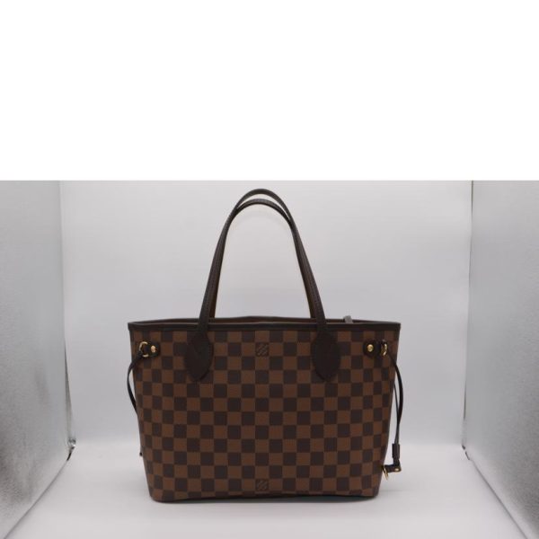 86691 2 Louis Vuitton Neverfull PM New Model Bag Damier Nube Blue