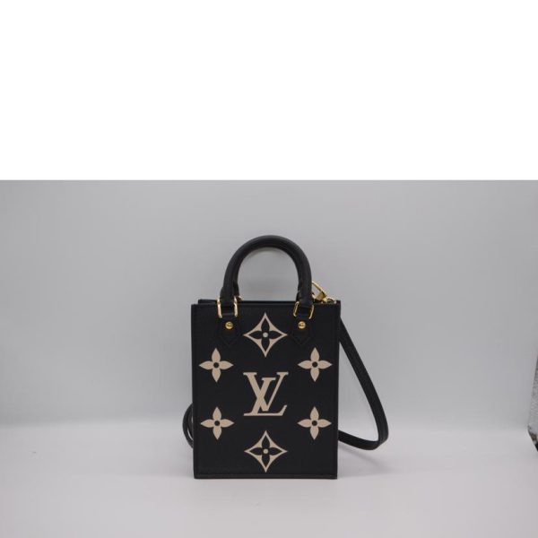 86713 2 Louis Vuitton Petite Sac Plat Bag Monogram Empreinte