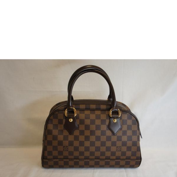 86745 2 Louis Vuitton Duomo Bag Damier Canvas Brown