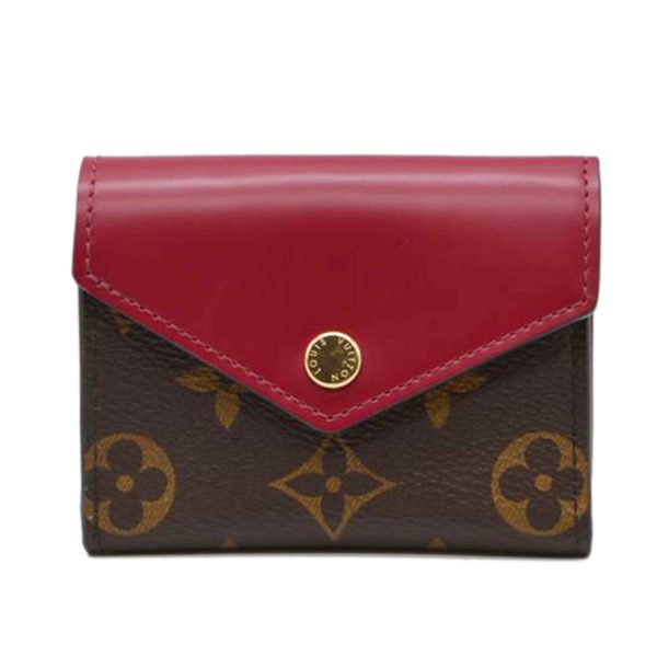 86752 1 Louis Vuitton Portefeuil Zoe Wallet Monogram Canvas Fuchsia