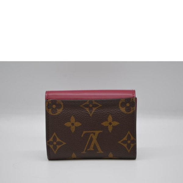 86752 2 Louis Vuitton Portefeuil Zoe Wallet Monogram Canvas Fuchsia