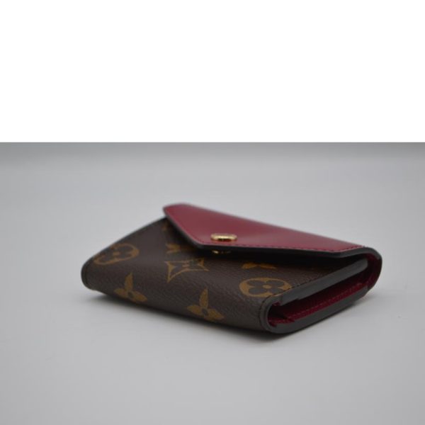 86752 3 Louis Vuitton Portefeuil Zoe Wallet Monogram Canvas Fuchsia