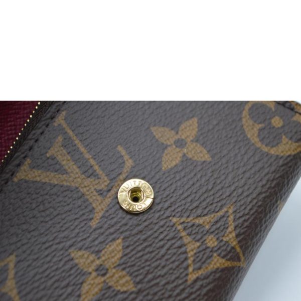 86752 7 Louis Vuitton Portefeuil Zoe Wallet Monogram Canvas Fuchsia