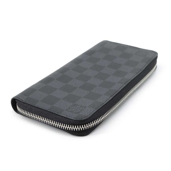 8677549 02 Louis Vuitton Zippy Long Wallet Damier Graphite