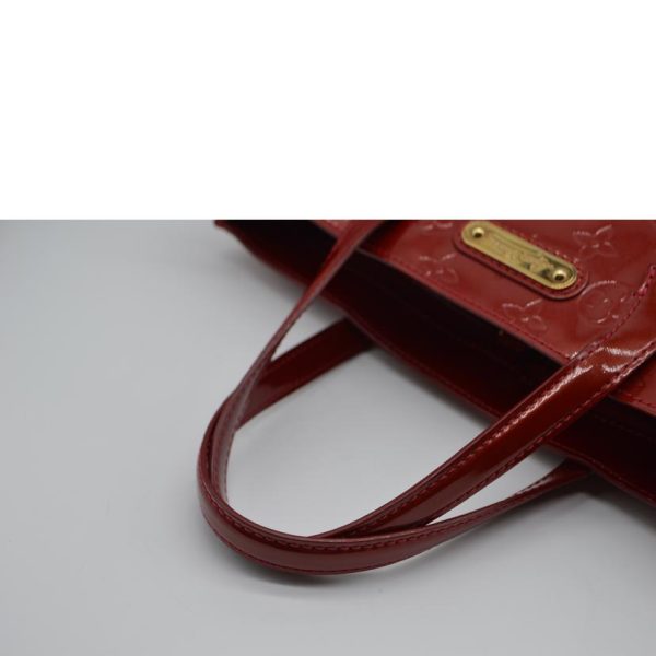 86783 3 Louis Vuitton Wilshire PM Bag Vernis Leather Pomme dAmour Red