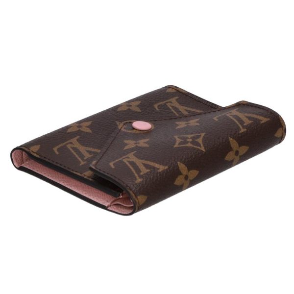 86813 3 Louis Vuitton Portefeuille Victorine Monogram Wallet Pink