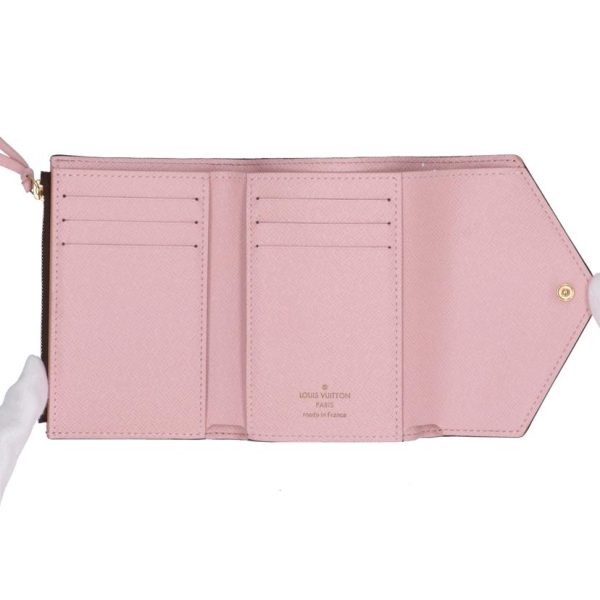 86813 4 Louis Vuitton Portefeuille Victorine Monogram Wallet Pink