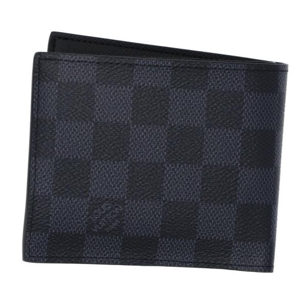 86936 2 Louis Vuitton Portefeuil Marco Damier Wallet Gray