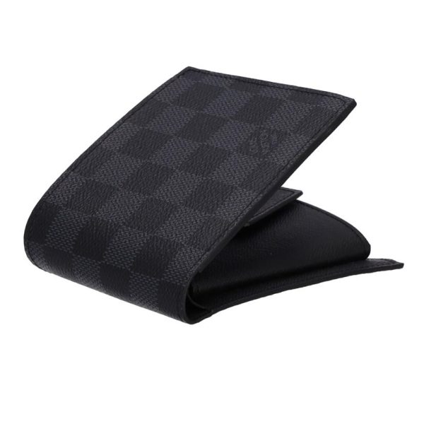 86936 3 Louis Vuitton Portefeuil Marco Damier Wallet Gray