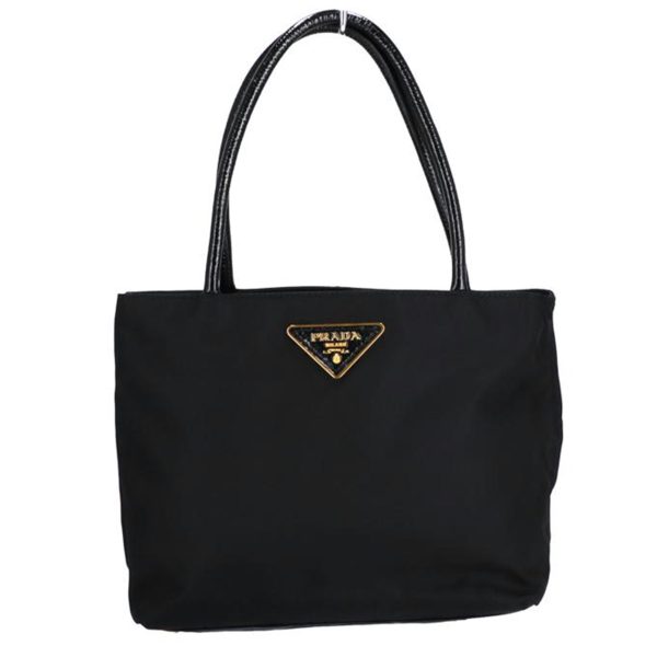 86956 1 Prada Logo Tote Bag Black