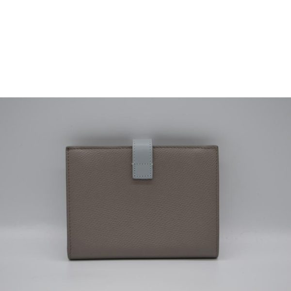 86960 2 Celine Strap Wallet Bag Grained Calfskin Bicolor