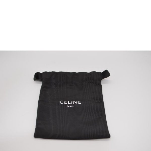 86960 6 Celine Strap Wallet Bag Grained Calfskin Bicolor