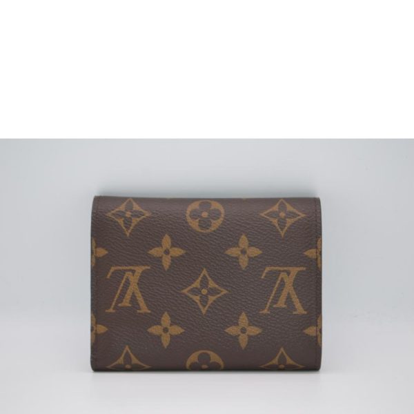 87001 2 Louis Vuitton Portefeuil Victorine Wallet Monogram Maron