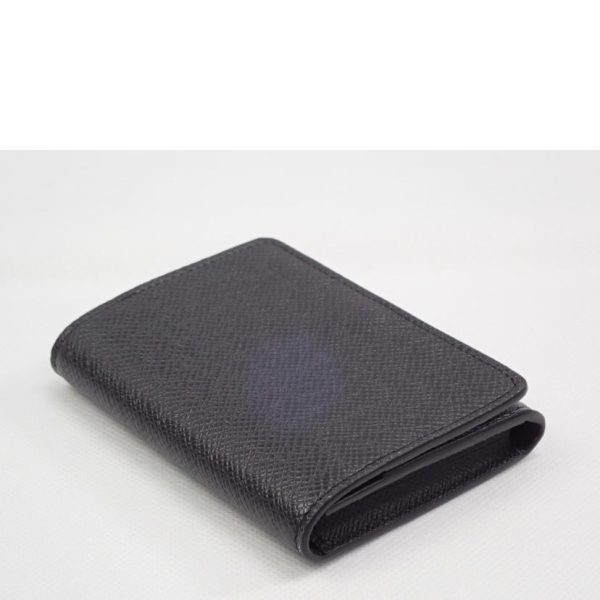 87052 3 Louis Vuitton Amberop Carte de Visit NM Card Holder Noir