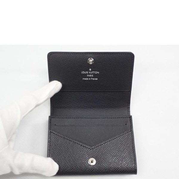 87052 4 Louis Vuitton Amberop Carte de Visit NM Card Holder Noir