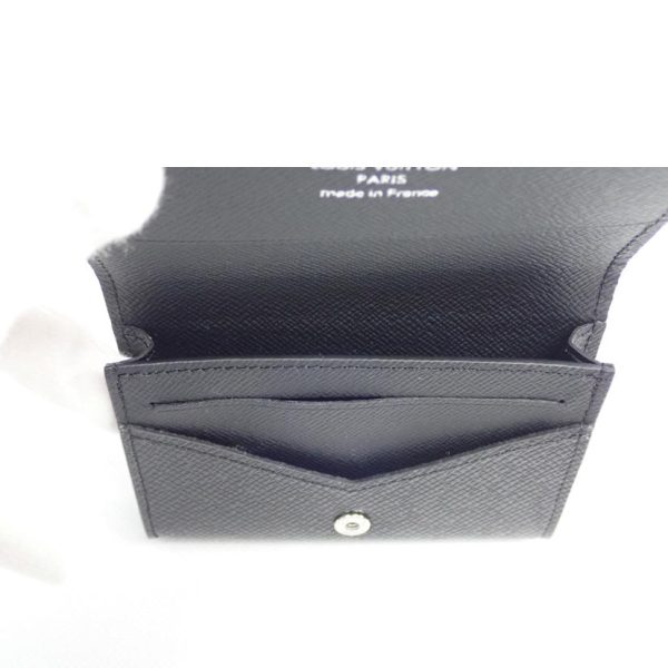 87052 5 Louis Vuitton Amberop Carte de Visit NM Card Holder Noir