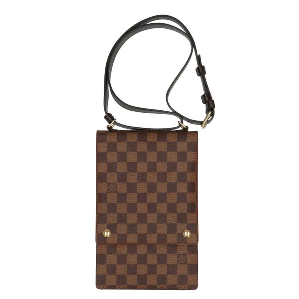 87073 1 Louis Vuitton Portobello Shoulder Bag Damier Ebene