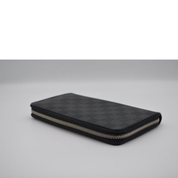 87172 3 Louis Vuitton Zippy Organizer Wallet Damier Graphite