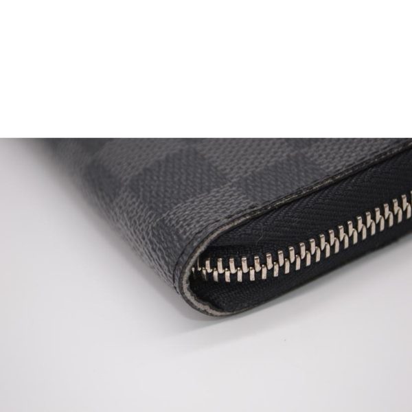 87172 8 Louis Vuitton Zippy Organizer Wallet Damier Graphite