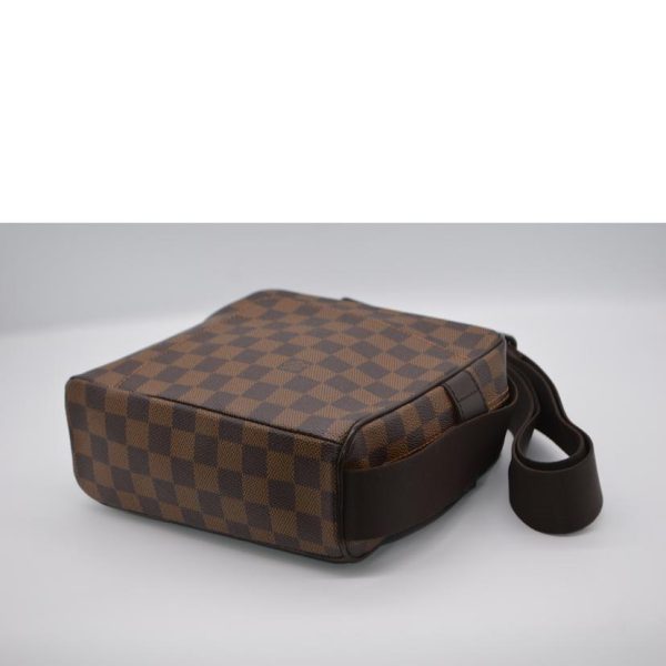 87196 3 Louis Vuitton Olaf Damier Satchel Bag Gray