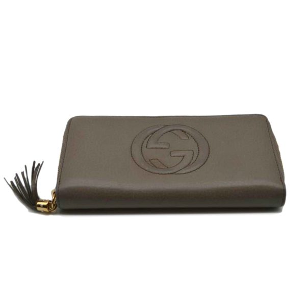 87219 1 Gucci Soho Interlocking G Round Zipper Long Wallet