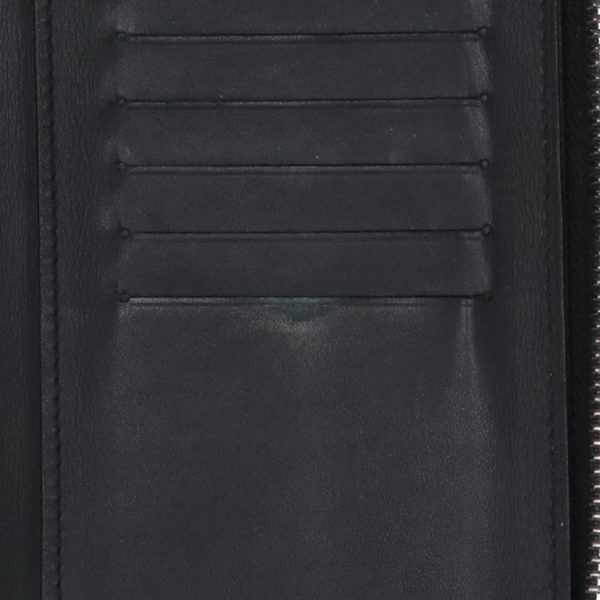 87441 9 Louis Vuitton Zippy Taurillon Wallet Black