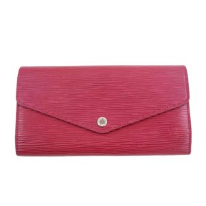 87584 1 GUCCI Guccissima Bi Fold Wallet Leather Red Gold Hardware