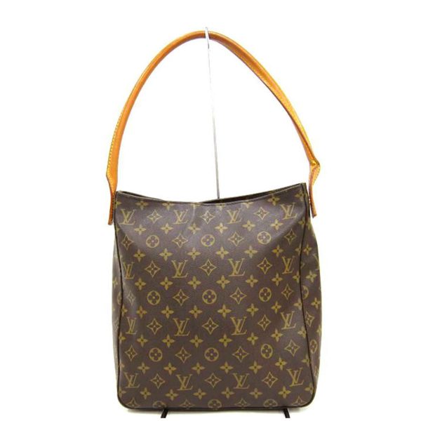 87587 1 Louis Vuitton Looping GM Shoulder Bag Monogram Brown