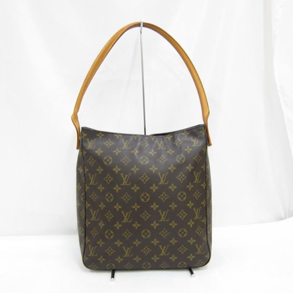 87587 2 Louis Vuitton Looping GM Shoulder Bag Monogram Brown