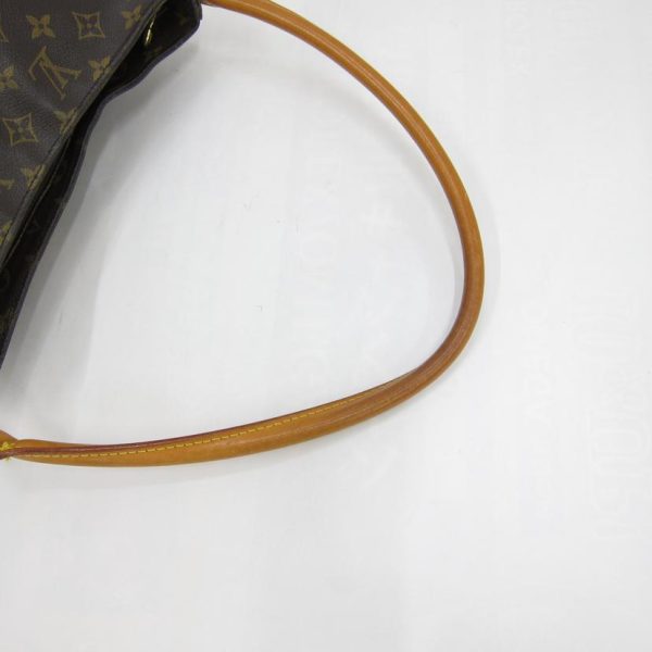 87587 3 Louis Vuitton Looping GM Shoulder Bag Monogram Brown