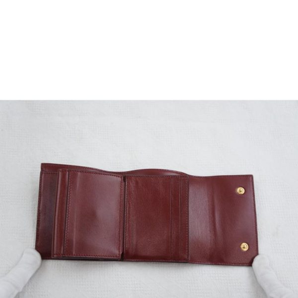 87607 5 Celine Compact Wallet Leather