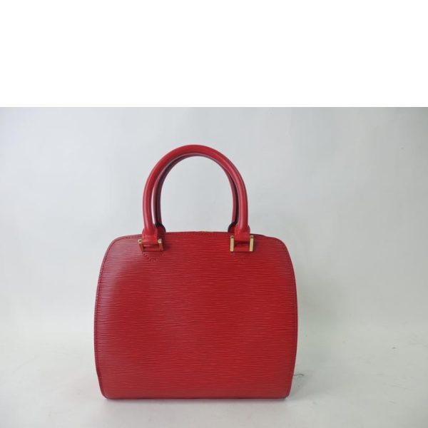 87645 2 Louis Vuitton Pont Neuf Epi Hand Bag Castilian Red